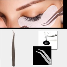 Epilons Ipek Kirpik Takma Şekillendirme ve Düzeltme Cımbızı 856