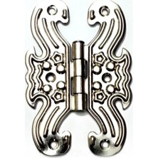 Epilons Dekoratif, Sac Kelebek Menteşe - Büyük, Nikel, 1 Adet