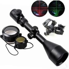 Epilons 3-9X56EG Yüksek Kaliteli Çıft Işık Kırmızı,yeşil Kaynaklı Avcılık Süfer Dürbün(B)