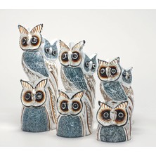 Epilons Ahşap 3'lü Baykuş Seti Model 6