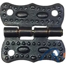 Epilons Papatya Menteşe - Küçük 20X20 Mm, Antik, 1 Adet