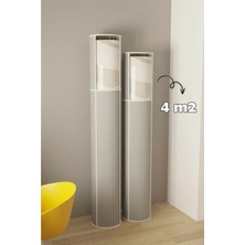 Epilons 6’lı Hava Geçiren Kapasiteli, Toz ve Nem Koruyucu Pvc Pencereli Halı Kılıfı Hurcu – 4 M²