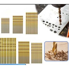 Normadia 10'lu Titanyum Kaplamalı Hss Matkap Ucu Seti, Metal ve Ahşap Delme