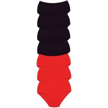 MiraLive 7 Adet Tutku Kadın Yüksek Bel Bato Kalın Lastik Külot S1