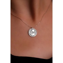 Silvesra 925 Ayar Gümüş Şans, Bereket ve Uğur Sembollü Fil Kolye