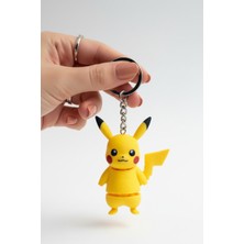 Pazarois Pikachu Figürlü Hareketli Anahtarlık