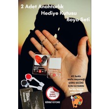 UltraMint Sevgili Parmak Izi Anahtarlık Seti, Romantik Hediye, Özel Anlar Için