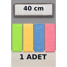 Yüksek Emicili Mikrofiber Mop Yedek Bezi 40 Cm, Dayanıklı ve Pratik Kullanım