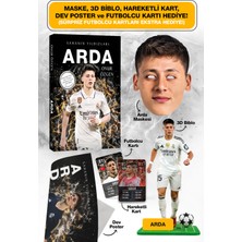 Parodi Yayınları Arda Güler Futbolcu Kitabı - Maske, 3D Biblo, Dev Poster, Hareketli Kart Hediyeli Set