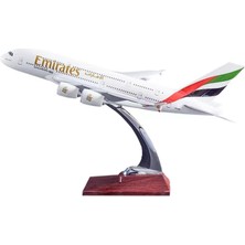 Veronese Emirates Airbus A380 Yolcu Uçağı Koleksiyon Uçak 36CM Standlı-Tekersiz