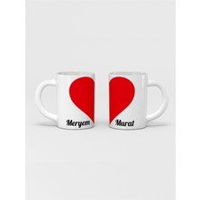 UltraMint Kişiye Özel Sevgililer Günü Yıldönümü Kupa Bardak Hediye