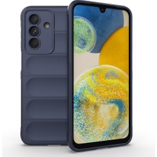 Ottonova Galaxy A26 Kılıf Esnek Tpu Oyuklu Arka Yüzey Tasarımlı Zore Etnik Silikon Kapak - Lacivert