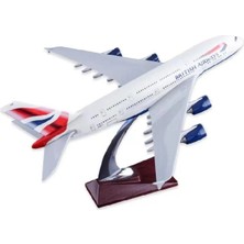 Veronese British Airways Airbus A380 Yolcu Uçağı Koleksiyon Uçak 36CM