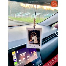 UltraMint Kişiye Özel Fotoğraflı Araba Süsü, Sevgililer Günü Hediye