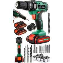 Normadia Darbeli 58 Vf 12 Ah Bakır Sargılı Çelik Şanzıman Şarjlı Matkap