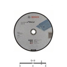 Bosch 230X3 mm Metal Kesme Taşı, 25 Adet, Dayanıklı ve Güçlü Performans