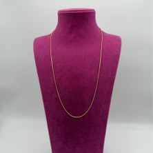 Mare Accessories Zarif Altın Tonlu Ince Zincir Kolye
