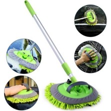 Çok Amaçlı Teleskopik Mikrofiber Mop Seti, Yedek Başlıkli, Hafif ve Pratik