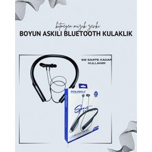 Eco Lounge Polygold PG-100 Boyun Askılı Kablosuz Kulaklık – 200 Saat Bekleme Süresi, Stereo Ses, Mikrofonlu