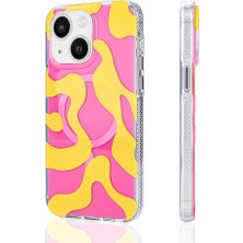 Ceponya iPhone 15 Pro Max Kılıf Magsafe Şarj Özellikli Desenli Lüx Kapak