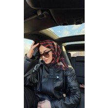 La Boutique Yeni Sezon Twill Ipek Eşarp Siyah 2513-02