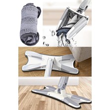 x Mop Kendinden Sıkmalı, 360° Dönebilen Temizlik Aracı