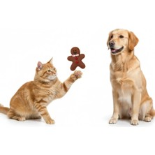 Eco Lounge Gıcırtılı Sesli Peluş Köpek Çiğneme Oyuncağı Bisküvi Adam