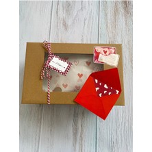 UltraMint Sevgililer Günü Hediye Paketleme Seti, Etiket, Kart ve Zarf (20'şer Adet)