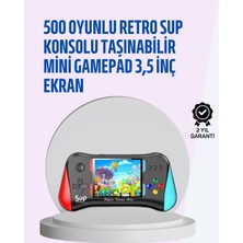 Eco Lounge Taşınabilir Oyun Konsolu – 3,5" Ekranlı ve 500 Oyunlu