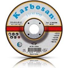 Normadia 180X6.4X22.23 mm Metal Taşlama Taşı 10'lu Paket