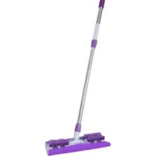 Teleskopik Saplı 4 Mandallı Mop ve Yedek Bez Seti