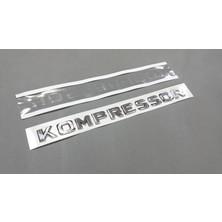 Fabrikasyon Mercedes C Serisi W202 W203 W204 Kompressör Bagaj Yazısı Krom