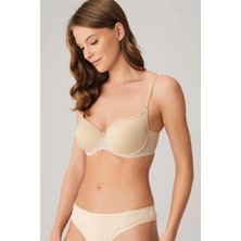 Narnuga Balenli Desteksiz Dolgusuz Askıları Çıkabilen Yumuşak Süngerli T-Shirt Sütyeni