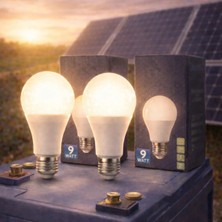 Kialed 2'li 9W Dc 12V LED Ampul – Solar & Akü Uyumlu