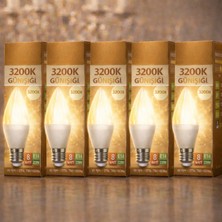 Kialed Mum Ampul 5'li 8W E14 – 3200K Gün Işığı