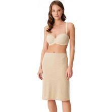 Narnuga Mikropolyamid Diz Altı Uzun Etek Jüpon