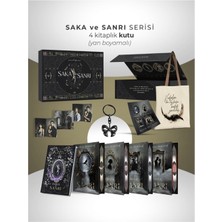 Ephesus Yayınları Saka ve Sanrı Serisi - 4 Kitaplık Yan Boyamalı Kutu