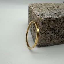 Mare Accessories Ince Gold Çelik Kelepçe Bileklik