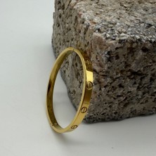 Mare Accessories Gold Çelik Kelepçe Bileklik
