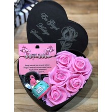 UltraMint Sevgililer Günü Özel Tasarım Kalp Kutuda Aşk Taşı Bileklik ve Işıklı Küre