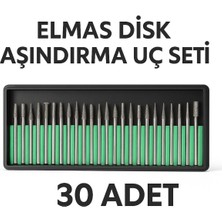 Normadia 30 Parça Elmas Aşındırma ve Gravür Uç Seti Çok Amaçlı Kullanım