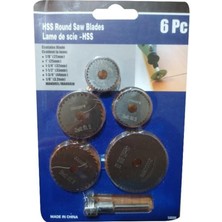 Normadia 6 Parça Dremel Gravür ve Testere Uç Takımı Hss Kesici Disk Seti