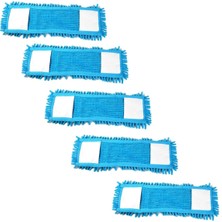 Mikrofiber 80 cm 5'li Islak Kuru Nemli Makarna Şönil Palet Tablet Mop Yedeği