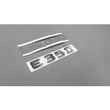 Fabrikasyon Mercedes E Serisi W210 S210 1995-2003 E350 Bagaj Yazısı Krom