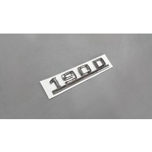 Fabrikasyon Mercedes W201 1982-1993 190D Bagaj Yazısı Krom