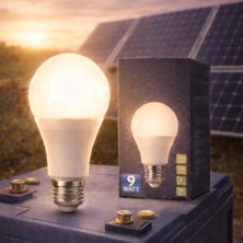 Kialed 9W Dc 12V LED Ampul – Solar & Akü Uyumlu