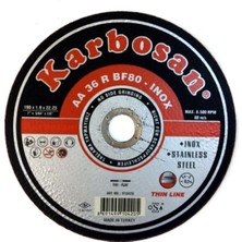 Normadia Inox Metal Kesme Taşı 180X1.9X22.23MM 10’lu Paket