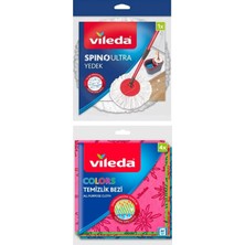 Pratik Yedek Mop ve Renkli Mutfak Bezi Seti, Temizlikte Kolaylık