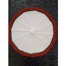 Hira El Sanatları Buket Çiçek - Gül Buketi Battaniye - El Örgüsü - Şal - Gül Motifli - Çiçekli Battaniye -Sihirli Şal