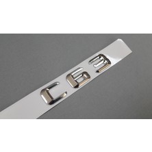 MAP Autoteile Mercedes C Class W205-S205 C63 Bagaj Yazısı Krom